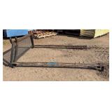 Truck rack 67 ½”w x 96” l x 28” t at front