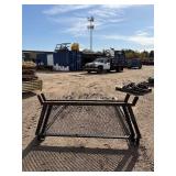 Truck rack 67 ½”w x 96” l x 28” t at front