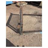 Truck rack 67 ½”w x 96” l x 28” t at front