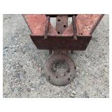 Heavy-duty Industrial or Farm flatbed Trailer. Steel grating platform 95” w x 120” d