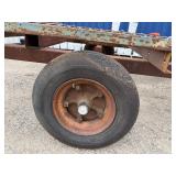 Heavy-duty Industrial or Farm flatbed Trailer. Steel grating platform 95” w x 120” d