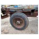 Heavy-duty Industrial or Farm flatbed Trailer. Steel grating platform 95” w x 120” d