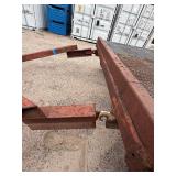 Heavy-duty Industrial or Farm flatbed Trailer. Steel grating platform 95” w x 120” d