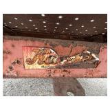 Heavy-duty Industrial flatbed Trailer: Steel deck with side edges for load containment