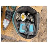 Pallet of power tools: Bosch & Dewalt Angle Grinders, Bosch & Makita rotary hammers, Makita drivers