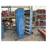 Wood gang box H 77” x 28 ½” x 48 ½”