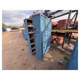 Wood gang box H 77” x 28 ½” x 48 ½”