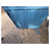 Wood gang box H 77” x 28 ½” x 48 ½”