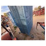 Wood gang box H 77” x 28 ½” x 48 ½”