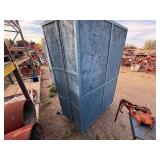 Wood gang box H 77” x 28 ½” x 48 ½”