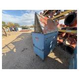 Metal storage jobbox H 56” x W 30 ½” x L 60 ½”