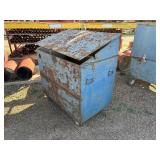 Slant Lid Metal storage jobbox H 53” x W 30” x 48