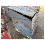 Slant Lid Metal storage jobbox H 53” x W 30” x 48