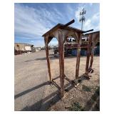 Steel pipe stand or industrial support frame