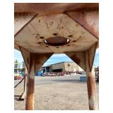 (2) Welded, padded saddle-shaped pipe supports. Steel pipe stand or industrial support frame H 63”xL 60”xW 40