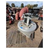 Centrifugal downblast exhaust fan with Dayton Blower Motor