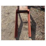 Universal attachment possibly to support pipes  L 9’ x W 22 ⅓” H 15”