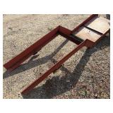 Universal attachment possibly to support pipes  L 9’ x W 22 ⅓” H 15”