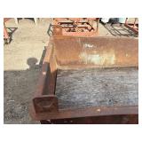Steel material handling bin or drop box L 74” x W 50 ½” x H 30”