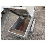 Aluminum truck bed tool box with dual-lid crossover L 69” x W 20” x H 21 ½”