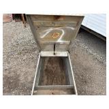 Aluminum truck bed tool box with dual-lid crossover L 69” x W 20” x H 21 ½”