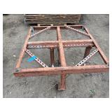 Heavy duty commercial support stand with castors or leveling feet. 48”l x 48”w x 26 ½”t