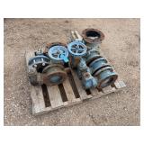 Pallet of DeZurik Valves