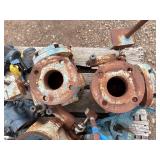 Pallet of Various type Valves. The smaller have hand lever handles