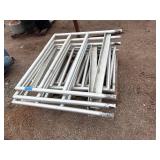 Commercial Metal Guard Rails or Protective Barriers. Approx. 8 rails