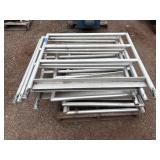 Commercial Metal Guard Rails or Protective Barriers. Approx. 8 rails