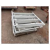 Commercial Metal Guard Rails or Protective Barriers. Approx. 8 rails