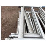 Commercial Metal Guard Rails or Protective Barriers. Approx. 8 rails