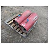 (2) Scheu Universal 350,000 BTU/HR heaters: 1 needs parts