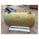 Steel round cover H 25” x L 60” W 27”