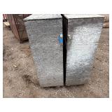 Wood storage cabinet with multiple vertical or horizontal compartments. L 36” x H 54” x W 48”