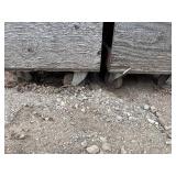 Wood storage cabinet with multiple vertical or horizontal compartments. L 36” x H 54” x W 48”