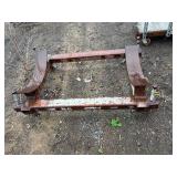 Custom-built rolling cart w/slotted channel uprights, three-tier cart, Steel rolling pipe/tank cradle