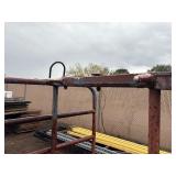 Mobile pipe storage rack or mobile scaffold frame, Ladder-style vertical sides, 138” l x 70” t