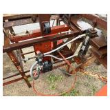 Metal Cutting Conveyer Saw Station, L 100” W 56” x H 58”