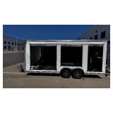 Whiteford NO RESERVE 2024 Fabrique/Discovery Cargo Trailers, Event, Concession or Toy hauler with Electrical Power. Paid over $40,000 for it 1 year ago.