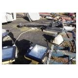 Pontoon with Scissor Trailer - 30 HP Johnson Outboard