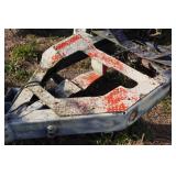 Heavy Duty Single Axle Trailer - Cradle for Tank or Smoker - For Parts