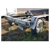 Heavy Duty Single Axle Trailer - Cradle for Tank or Smoker - For Parts