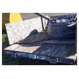 Small Utility Trailer - Wood Sides - 4