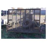 Utility Trailer with Front Cage - 83" x 12