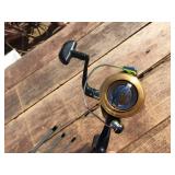 SOUTH BEND Raven Fishing Rod with DAIWA Sweepfire 2500-2B Reel