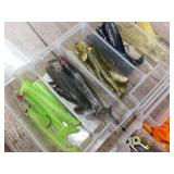 2 PLANO Boxes with Variety Jigs/Plastics - Like New!