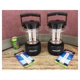 2 RAYOVAC Battery Op Lantern Style Camping Lights - Working!