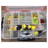 PLANO Box - Slip Bobbers - Sinkers - Spinners - Jigs - Like New!