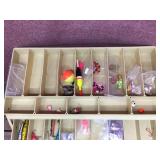 Large PLANO Tackle Box with Lures - Jigs - Sinkers - Parts